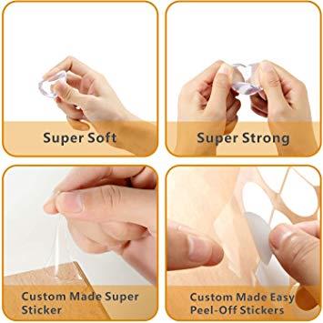 20-pcs-Transparent-Silicone-adhesive-plastic-table 20-pcs-Transparent-Silicone-adhesive-plastic-table