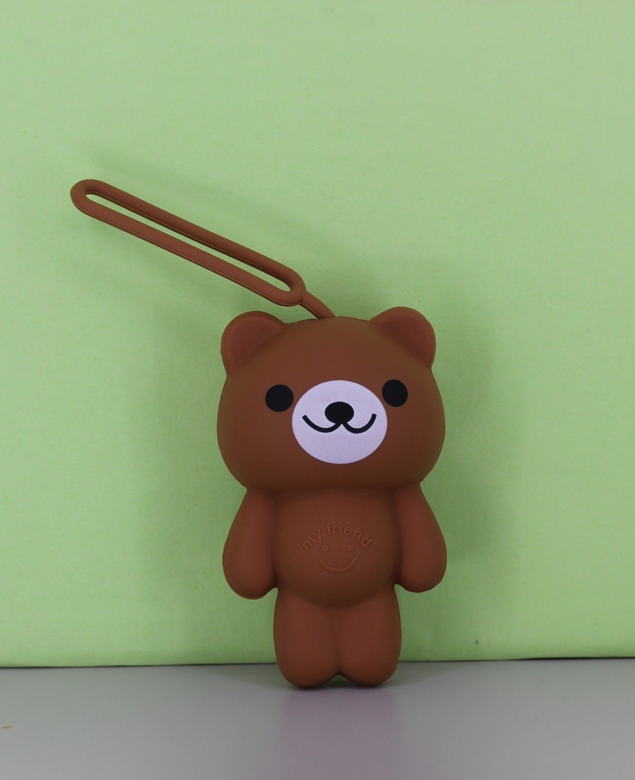silicone bear key holder