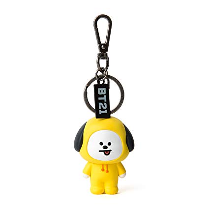 Korean authentic line friends brown bear keychain bag pendant cute doll bag ornaments