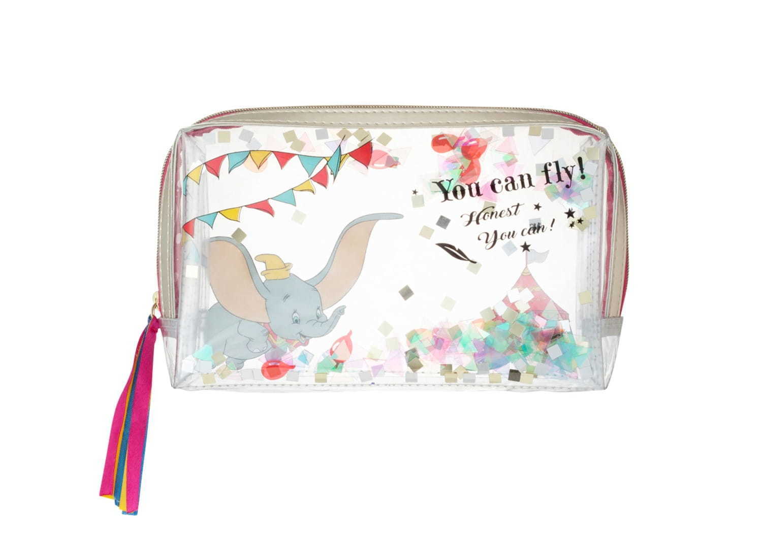 Custom Dumbo elephant PVC cosmetic bag