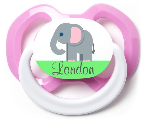 Custom logo silicone pacifiers