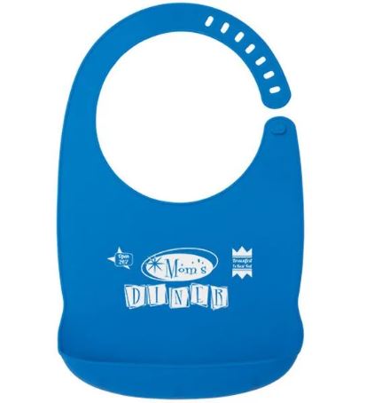 personalized silicone bib with pocket