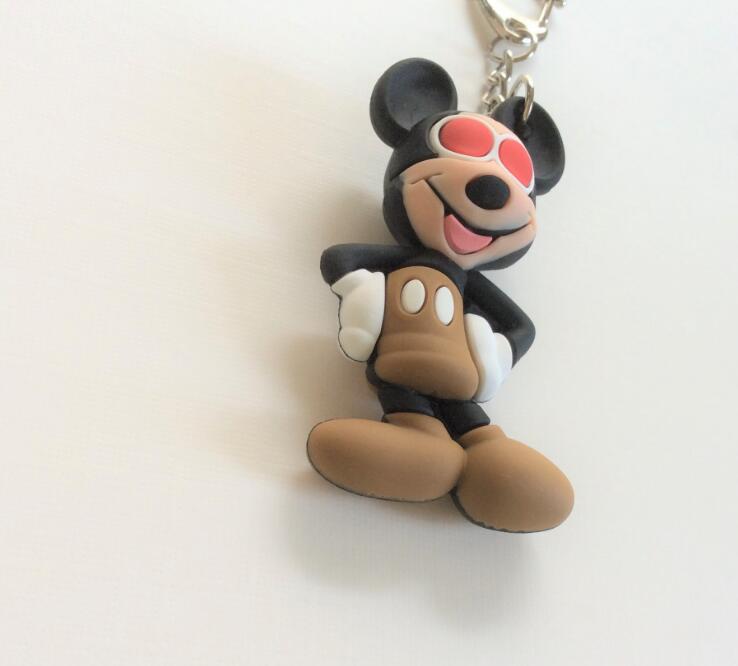 Mickey Mouse 3D Pvc Keychain Keyring For Promotion Mickey Mouse 3D Pvc Keychain Keyring For Promotion