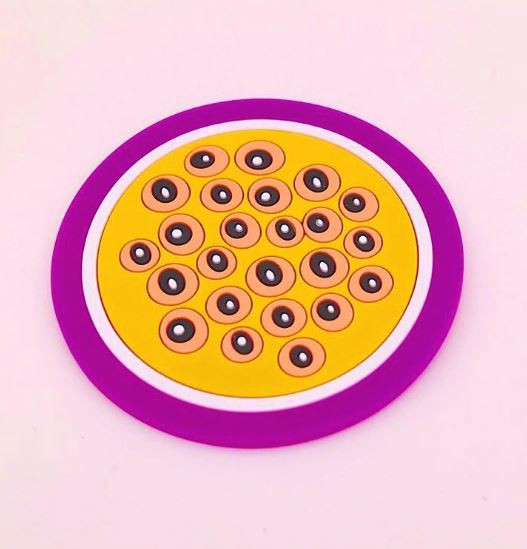 pvc drink coaster