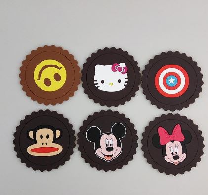 soft pvc drink coaster soft pvc drink coaster