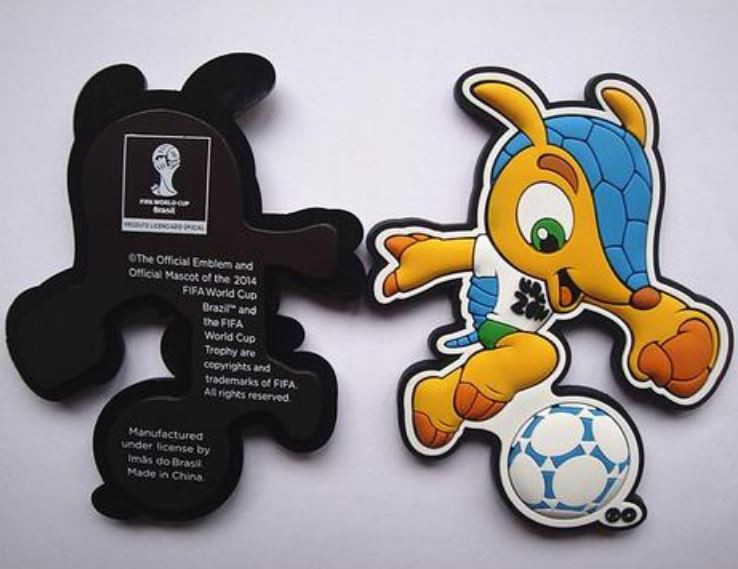 pvc rubber fridge magnet