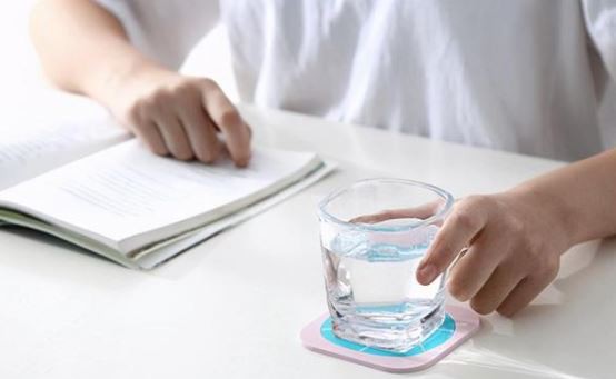 pvc rubber drink coaster