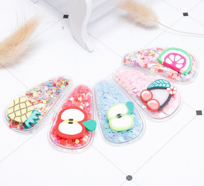 Cartoon Girls acrylic Hair Clips