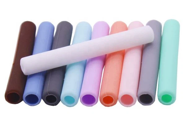 Stainless Steel Reusable Metal Straws with Silicone Tip Stainless Steel Reusable Metal Straws with Silicone Tip