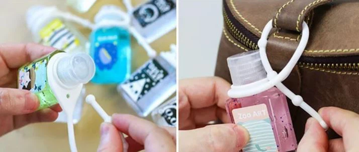 Silicone Hand Sanitizer Holder Strap Silicone Hand Sanitizer Holder Strap