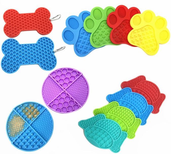 Food grade silicone lick pad