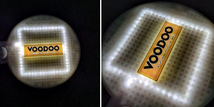 LED glowing bar mat LED glowing bar mat