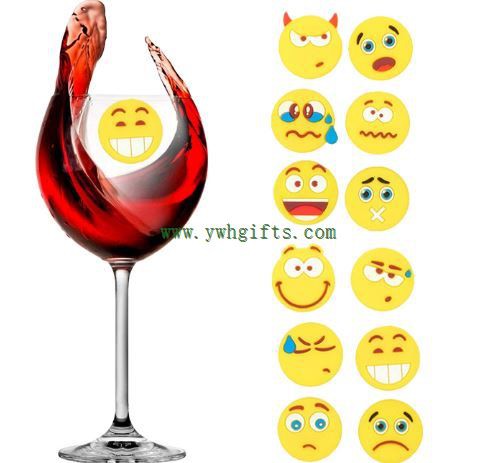 Silicone Red Wine Glass Marker Silicone Red Wine Glass Marker
