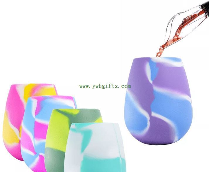 14 oz Silicone Stemless Wine Glass Cup 14 oz Silicone Stemless Wine Glass Cup