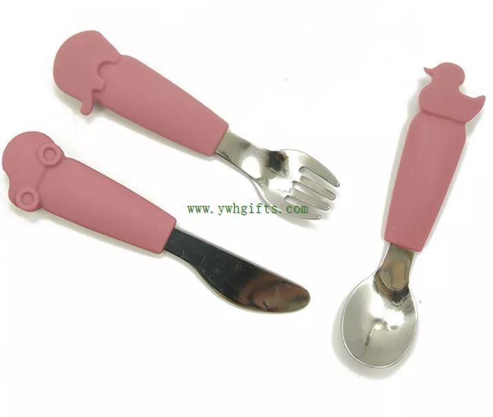 Silicone Stainless Steel Spoon 