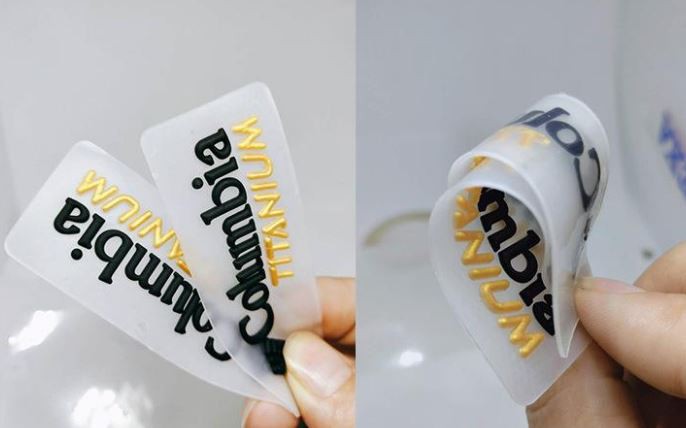 pvc rubber label