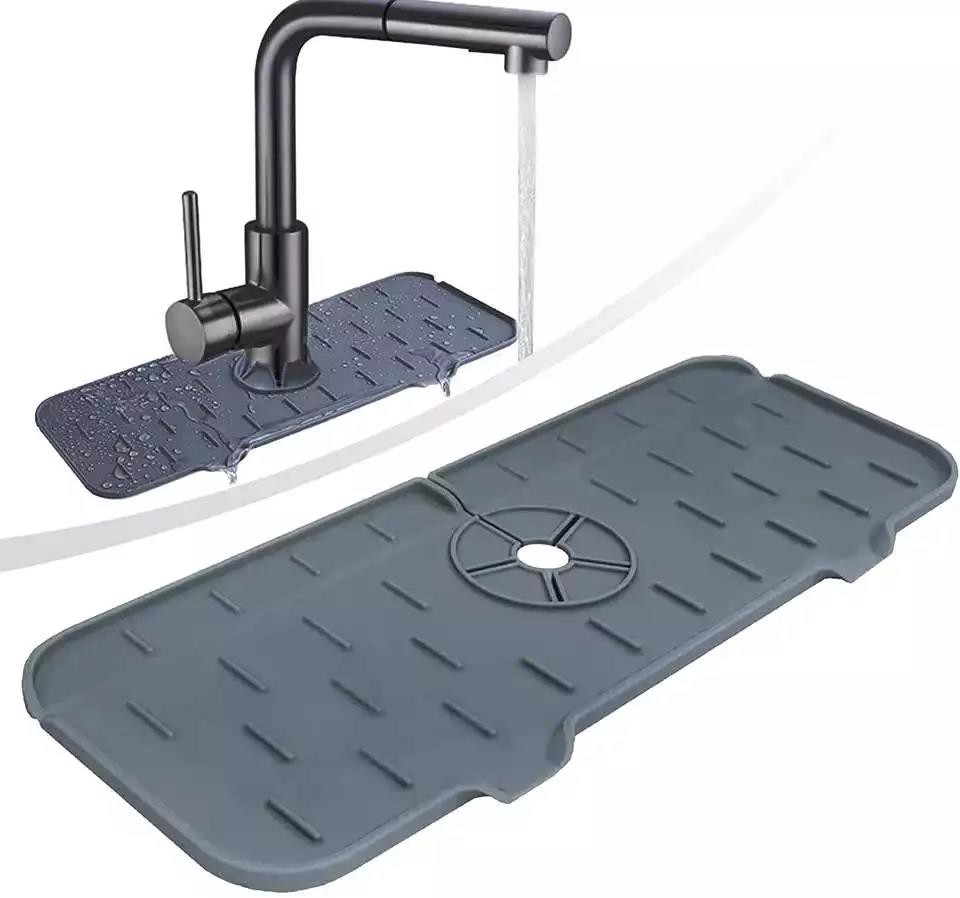 Silicone Faucet Water Catcher Mat 