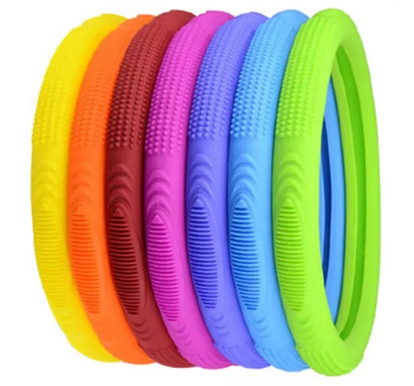 Massage silicone steering wheel cover