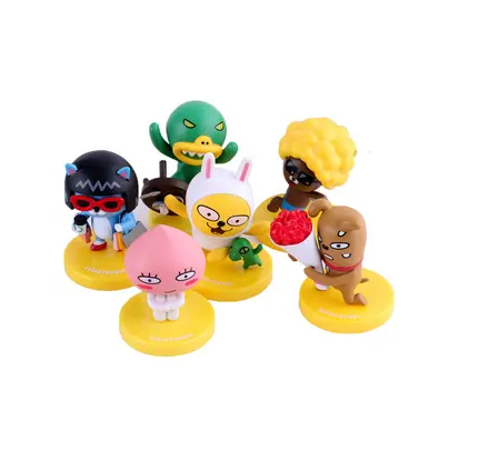 Silicone cartoon characters key chain