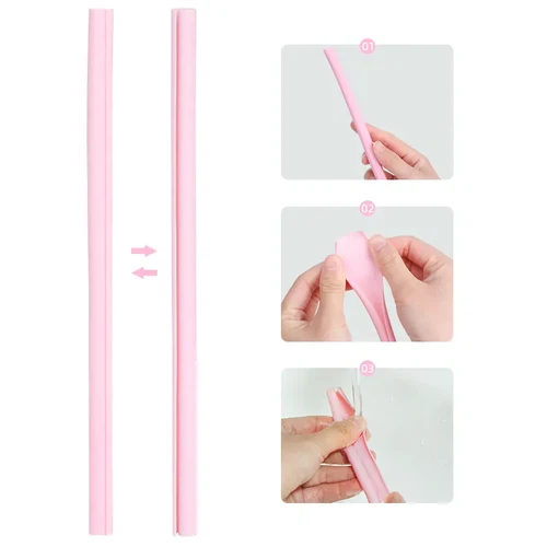 Silicone Collapsible Straws Silicone Collapsible Straws