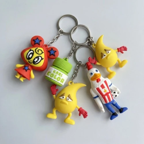 3D Cute Silicone Rubber Keychain 3D Cute Silicone Rubber Keychain