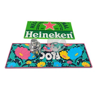 Custom Logo Soft Pvc Rubber Beer Bar Mats