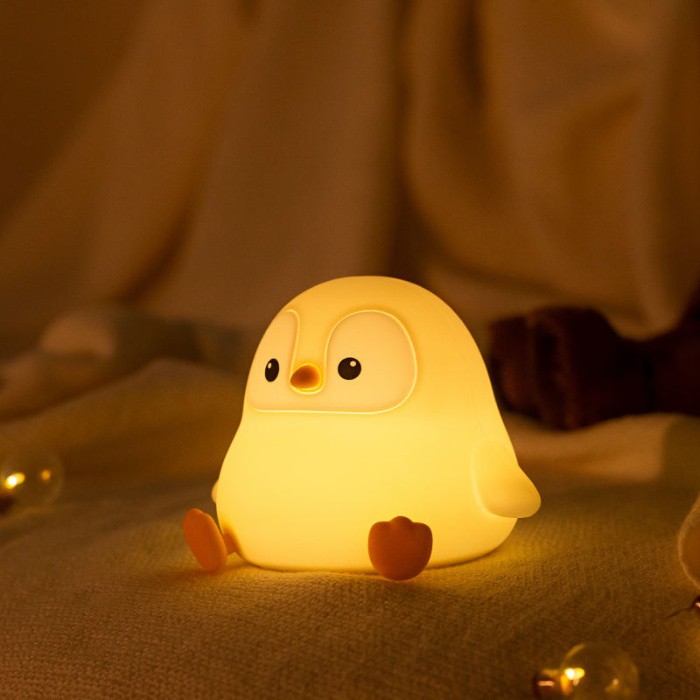 Soft Silicone LED Nursery Night Light For Children's Bedroom Bedside Ornament