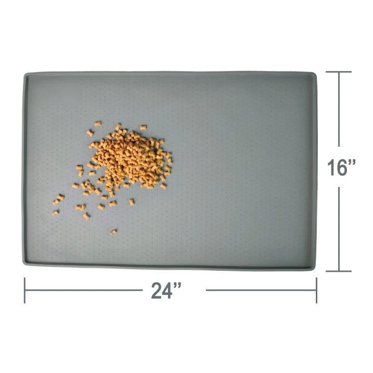 Silicone Feeder Mat Waterproof Pets Food Coaster