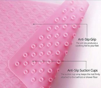 Silicone Rubber Anti Slip Baby Bath Mat