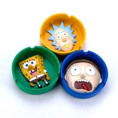 Custom Cute Cartoon Silicone Rubber Ashtray
