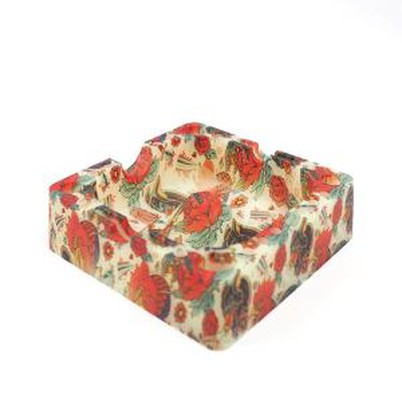 Glow In Dark Decorative Tray Silicone Ashtrays For Cigarette
