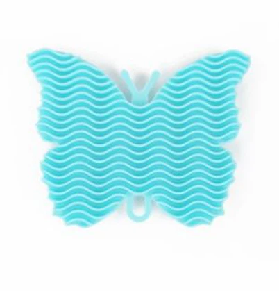 Silicone Kitchen Washing Cleaning Dish Butterfly Sponge
