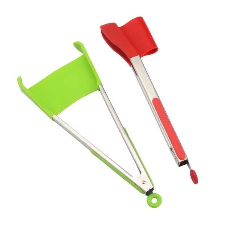 2 In 1 Kitchenware Tongs Spatula Tongs