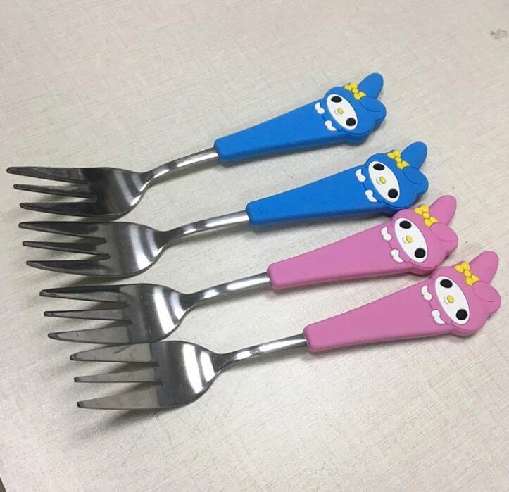 3D Cartoon Tableware Silicone Tea Spoon
