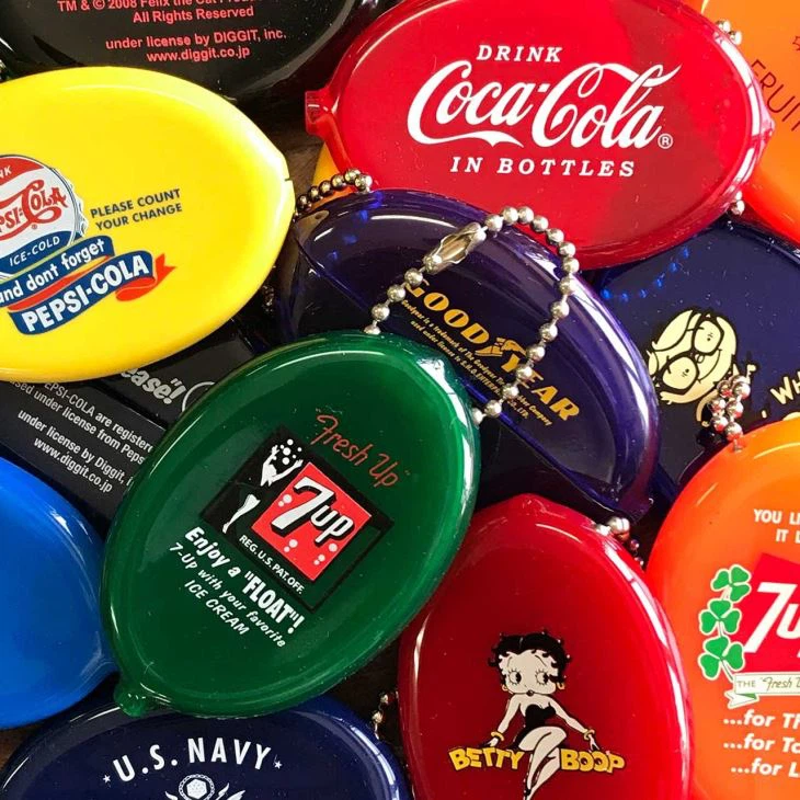 Promotional Giveaways Oval Quikoin Coin Purse