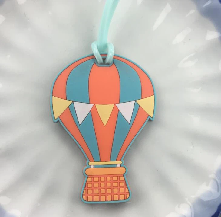 Balloon Tag Eco-friendly 3D Cartoon Pvc Travel Baggage Tag