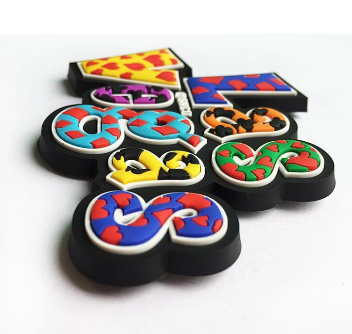 Best Sell 3d Letter Soft Pvc Tourist Souvenir Fridge Magnet