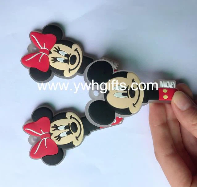 Cartoon Custom Rubber 3d Soft PVC Keychain