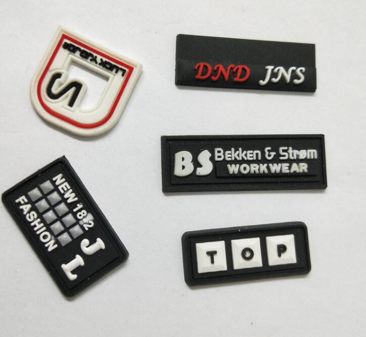 Crystal Pvc Soft Rubber Badge Clothing Drop Plastic Shoe Standard