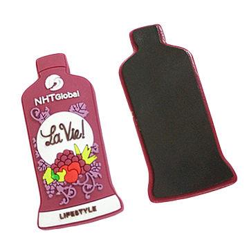 Custom 2D Strawberry Soft PVC Rubber Fridge Magnets