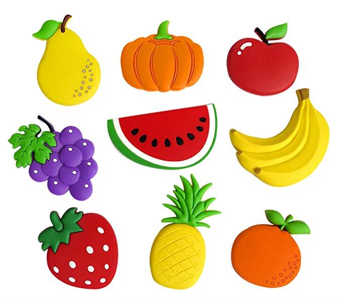 Custom 2D Strawberry Soft PVC Rubber Fridge Magnets