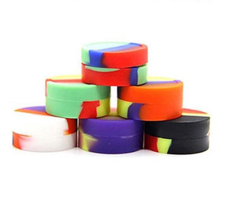 Custom Printing Silicone Smoke Oil Box Jars Wax Container