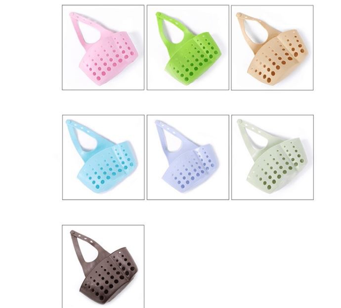 Custom Silicone Sinks Hanging Bags Holes Basket