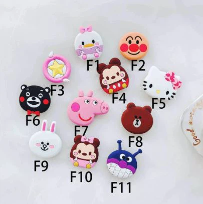 Cute Cartoon 3D Silicone Pop Grip For Phone