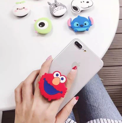 Cute Cartoon 3D Silicone Pop Grip For Phone