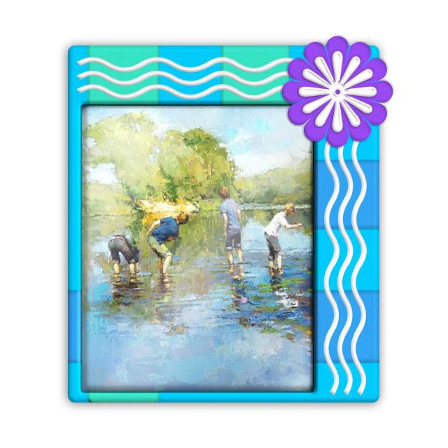 Design Fridge Magnet PVC Photo Frame For Souvenirs