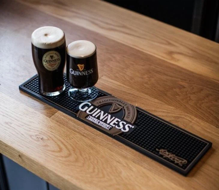 Guinness Bar Mat Washable Bar Mat