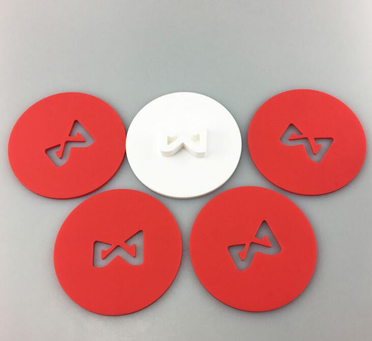 Hollow Out Soft Pvc Tea Cup Coaster For Beer Drinking