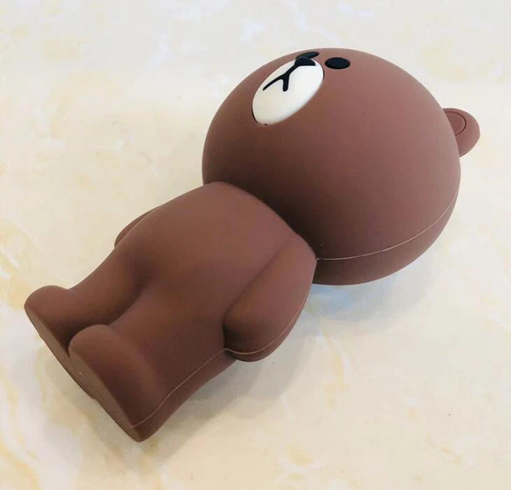 Korean Creative 3D Cartoon Silicone Purse Portable Bag