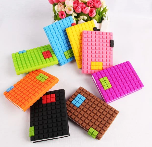 Lego Blocks New 3D Puzzle DIY Toy Silicone Notebook